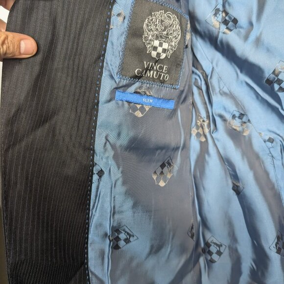 NWT Mens Black Vince Camuto Sports Coat Size 40R - Picture 5 of 8